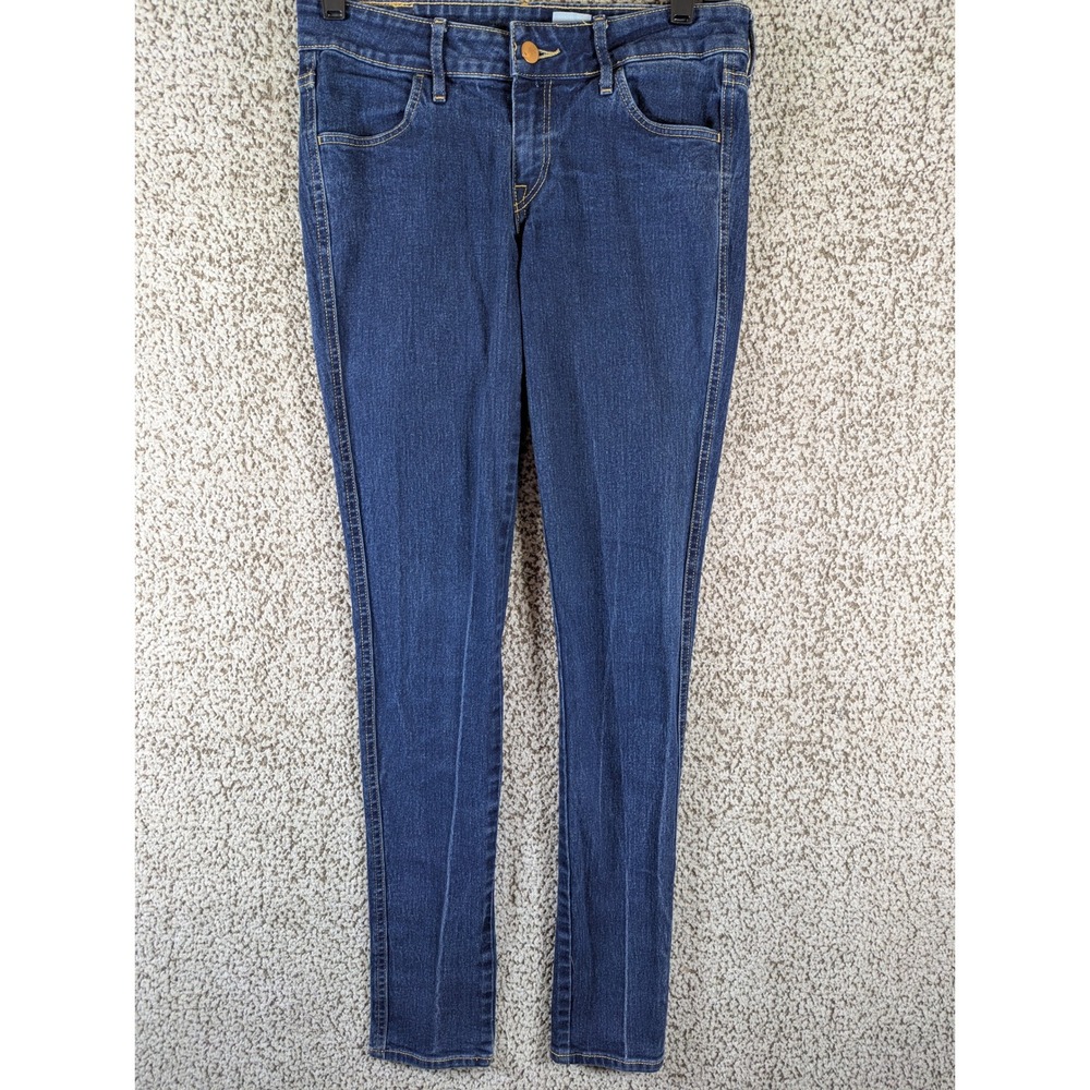 H&M & Denim Skinny‎ Jeans Low Waist Dark Wash Denim Everyday Casual Style 28/32